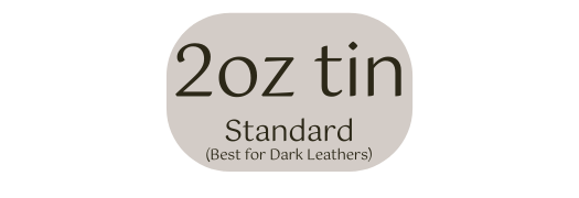2oz tin Standard Best for Dark Leathers