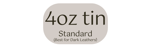 4oz tin Standard Best for Dark Leathers